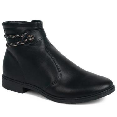 Imagem de Bota Mississipi Cano Baixo J0801 Feminina Preto -, Preto, 36