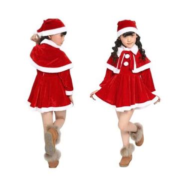 Imagem de Fantasia De Natal Para Meninos E Meninas, Fantasia De Papai Noel Com V