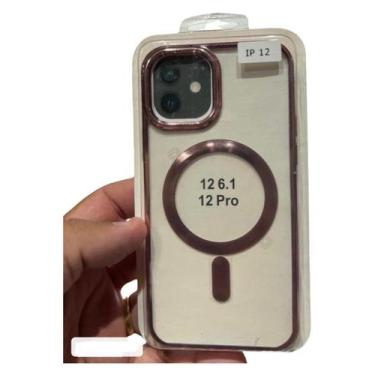 Imagem de Case Magsafe Colors Blindex Luxo Proteção Compatível com Iphone 12 Pro