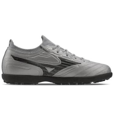 Imagem de Chuteira Mizuno Society Regent - Prata, Cinza claro, 31
