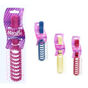 Imagem de Escova de Cabelo Mariana com Pinos com Bolinhas Massageadoras - KOPECK