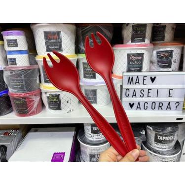 Imagem de Pegadores de Salada Vermelho - Tupperware Allegra - 2 Peças