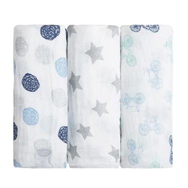 Imagem de Papi Textil Cueiro Swaddle Papi Soft Estampado 80Cm X 80Cm Contem 03 Un