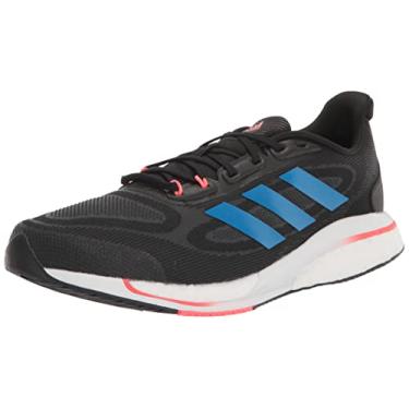 Imagem de adidas Tênis masculino Supernova, Core Black/Blue Rush/Turbo, 45