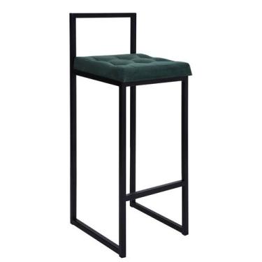 Imagem de Banqueta Para Balcão Cozinha Alta 70cm - Elegance Móveis Industriais, 