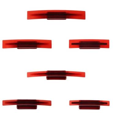 Imagem de OMYZERO Abas para extrator de amassados, 6 peças de abas de remoção de amassados de carroceria, ferramenta de reparo de amassados sem pintura, abas de cola com ventosa de gelo para reparo de amassados