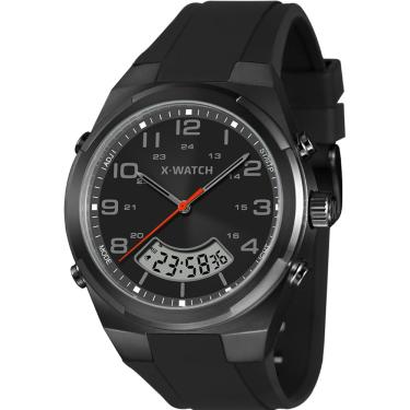 Imagem de Relógio X-Watch Masculino Ref: Xmnpa023 P2px Anadigi Black