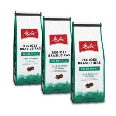 Imagem de Café Melitta Sul de Minas Kit 3 Pacotes 250g