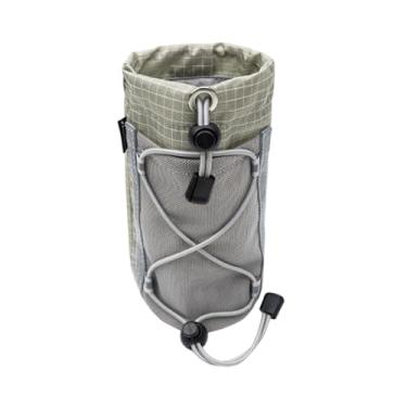 Imagem de harayaa Porta-garrafa de água portátil para mochila, versátil e ideal para corrida, ciclismo, caminhadas e pesca, Cinza