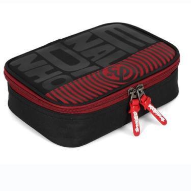 Imagem de Estojo Box 100 Pens Juvenil ENALDINHO Preto Luxcel ET49458