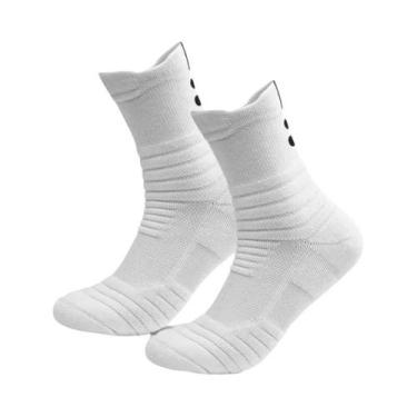 Imagem de Meias De Compressão Para Basquete Masculinas, 6 Pares, Respirável, Sol