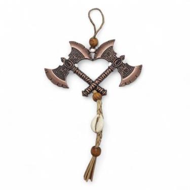 Imagem de Enfeite de Porta Orixá Xangô Força Proteção Espiritual 26 cm - Popzen