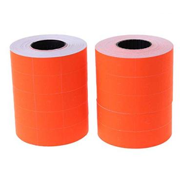 Imagem de Etiquetas de preço de 21 mm x 12 mm Etiquetas de pistola de preço Etiquetas de marcação de preço Etiquetas de papel para etiquetadora de etiqueta adequada para M5500, MX5500, etc (10 rolos, vermelho)