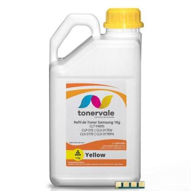 Imagem de Combo Toner Refil + 20 Chips TankFull Para Samsung Amarelo CLT-Y409S -