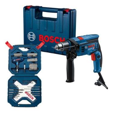 Imagem de Furadeira Impacto Bosch Gsb 13 Re 750w Com Kit 54 Peças 110v