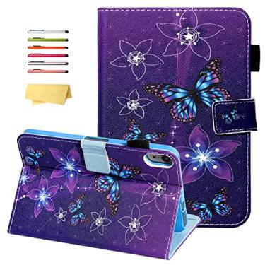 Imagem de Capa para iPad Mini 7 A17 Pro 2024/iPad Mini 6 2021 com suporte para lápis [despertar/hibernar automaticamente], capa inteligente magnética de couro sintético UUcovers para iPad Mini 7ª/6ª geração de