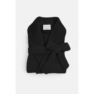 Imagem de Roupão Unissex Em Microfibra Felpuda GG - Habitat - Preto