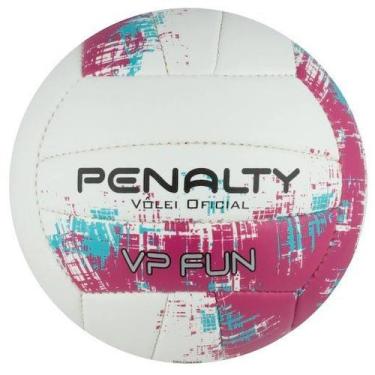 Imagem de Bola Vôlei Penalty Vp Fun Xxi , Branco, Rosa, Azul, UNICO