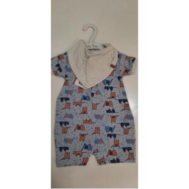 Imagem de Macacão masculino cotton 2 pc - BELA FASE, Azul, M