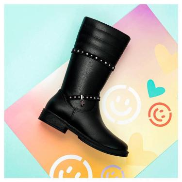 Imagem de Bota Infantil Feminina Cano Longo Pampili Ref:279107 29/35