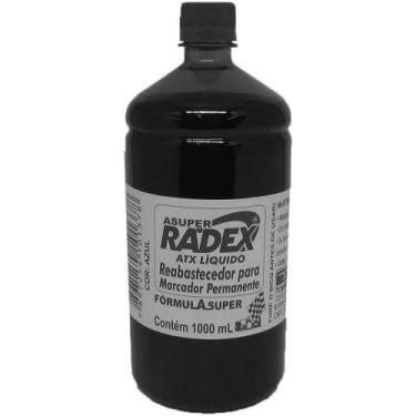 Imagem de Tinta Marcador Permanente Reabastecedor ATX 1000ML Preto - Radex