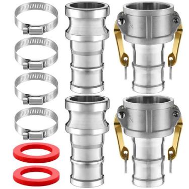Imagem de Kit de acessórios Camlock Innconee tipo C&E, liga de alumínio de 50 mm