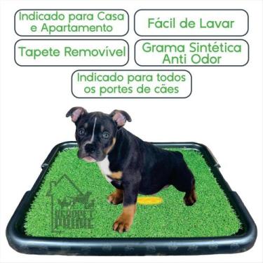 Imagem de Bandeja Sanitária Para Cães Pipi Center Garden Preto - Agropet