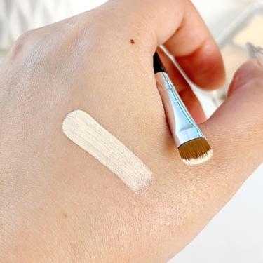 Imagem de Oblate The Line Pincel ultrafino linha labial corretivo sobrancelha pincel detalhe ferramenta de maquiagem pincel linha contorno sobrancelha, P