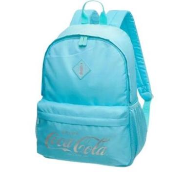 Imagem de Mochila Costas Juvenil Feminina Notebook Coca Cola Sunset Rosa-Feminino