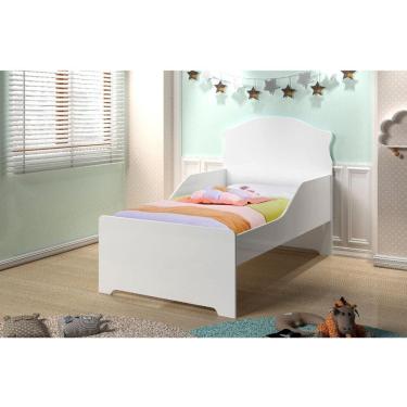Imagem de Mini Cama Infantil com Guarda Branco Premium