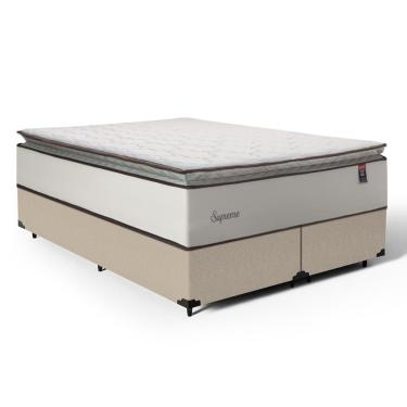 Imagem de Cama Box com Colchão de Molas Ensacadas Pillow Top Supreme Lux Queen 158cm