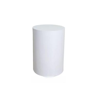 Imagem de Pedestal de exibição de manequim branco - Base de decoração de festa de 40 x 40 cm para lojas de roupas e lojas de noivas - Risers de plataforma de varejo para vitrines de casa e loja