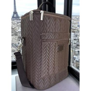 Imagem de Bolsa Para 4 Garrafas Porta Vinho Wine Bag Cooler Cerveja Gin Champanh