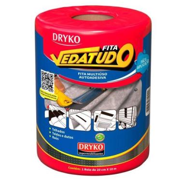 Imagem de Vedatudo Fita Aluminizada Impermeabilizante Dryko 20cmx10m