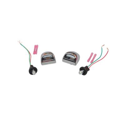 Imagem de Generic Lente de luz de placa traseira cromada para caminhão 15049281 LHA41312 68150