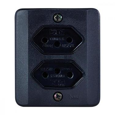 Imagem de Sistema X Radial Preto 2Tom 10A C/Caixa 1905115, Preto