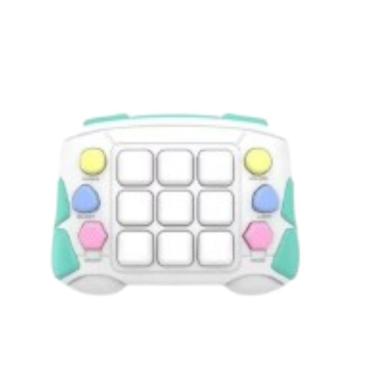 Imagem de Pop It Speed Push Eletrônico Game Console Crianças Brinquedos Adulto Fidget Alívio Do Estresse Interativos branco