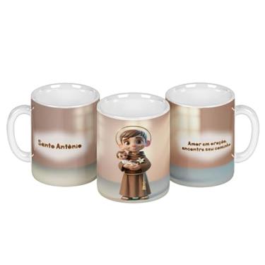 Imagem de Caneca branca católica divina animação (14942)