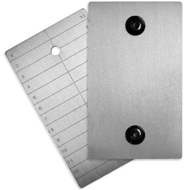 Imagem de ColdTi - Placas de sementes de Bitcoin de titânio para armazenamento ultra-seguro de Ethereum e Frases de Crypto Seed - Metal Premium Seed Phrase - Inclui 2 placas e selos