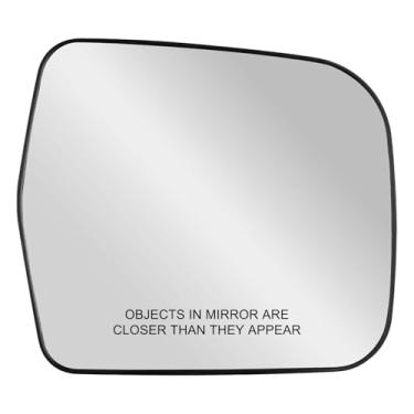 Imagem de QAGGUM Vidro retrovisor lateral do passageiro adequado para Toyota Highlander 2001 2002 2003 2004 2005 2006 2007, vidro retrovisor lateral direito com aquecimento elétrico substitui 8793148160