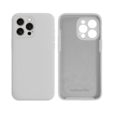 Imagem de Capinha Compativel com iPhone 15 Pro Com Proteção de Câmera em Silicone com Interior Aveludado