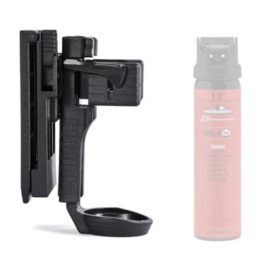 Imagem de Suporte de spray OC/Mace de liberação rápida com clipe giratório para colete MK4, estojo para lata de spray de pimenta, bolsa de lanterna tática serve para 3,8 cm, molle