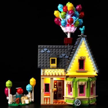 Imagem de BrickSoul LED Light Up Kit Compatible with Lego Up 43217​, Lighting Kits Compatible with Disney Up House​​ Building, Lights Set Only (Model Not Included), Great Gift for DIY Fans, Classic Version