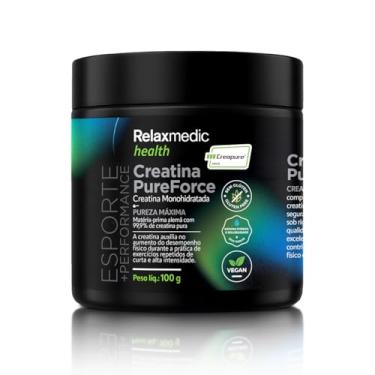 Imagem de Creatina Monoidratada Creapure Pure Force Relaxmedic 100g