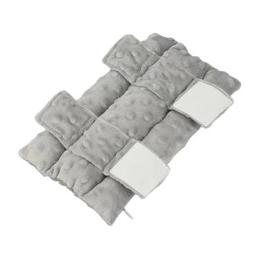 Imagem de ChuYiElegance Almofada de alça para tipoia de braço, suporte de braço, almofada de alça acolchoada, leve, cotovelo, pulso, gesso para lesões, unissex, adultos, de, Cinza Claro