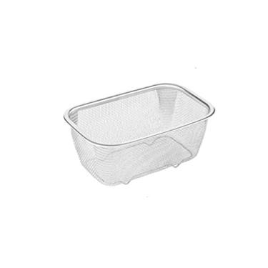 Imagem de Cesto de fritura aço inoxidável batatas fritas coador quadrado aço coador de alimentos peneira farinha ferramentas de macarrão panela de cozinha cesta de fritura profunda (A-pequeno)