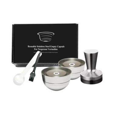 Imagem de Cápsulas De Café Reutilizáveis De 80/150ML Compatíveis Com Nespresso V