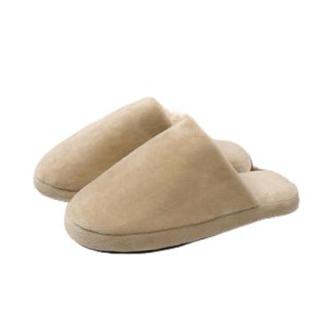 Imagem de Chinelos de casa para mulheres e homens, chinelos de quarto felpudos antiderrapantes macios macios macios e aconchegantes espuma viscoelástica quente inverno feminino sapatos para casa para uso