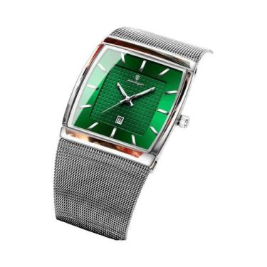 Imagem de Relógio De Quartzo Masculino À Prova d'Água Com Pulseira De Aço Inoxid