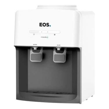 Imagem de Bebedouro De Mesa Para Garrafão Eos Mineralle Ebe03b Branco Bivolt
